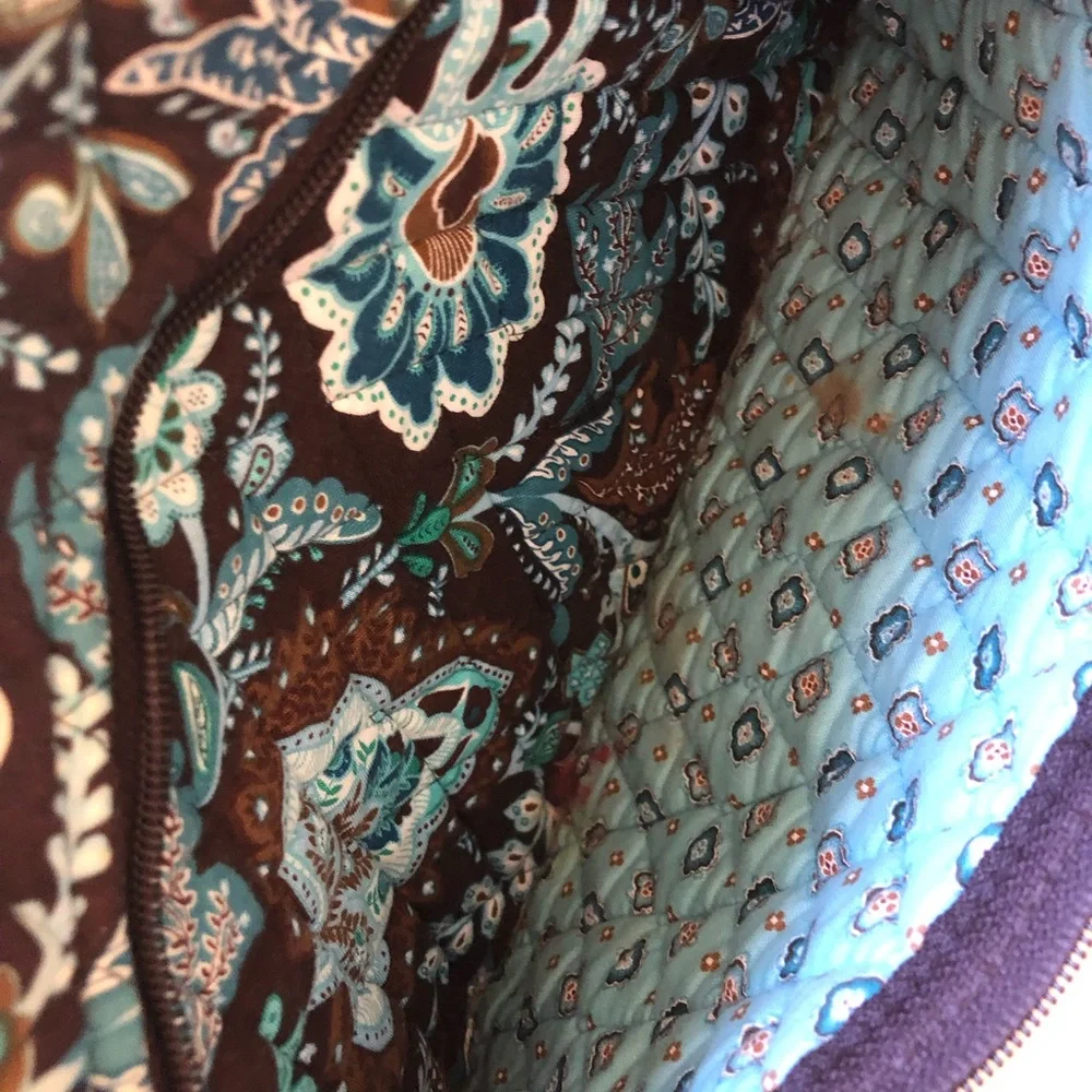 Vera Bradley Java Blue Shoulder/Crossbody Bag - Picture 7 of 12